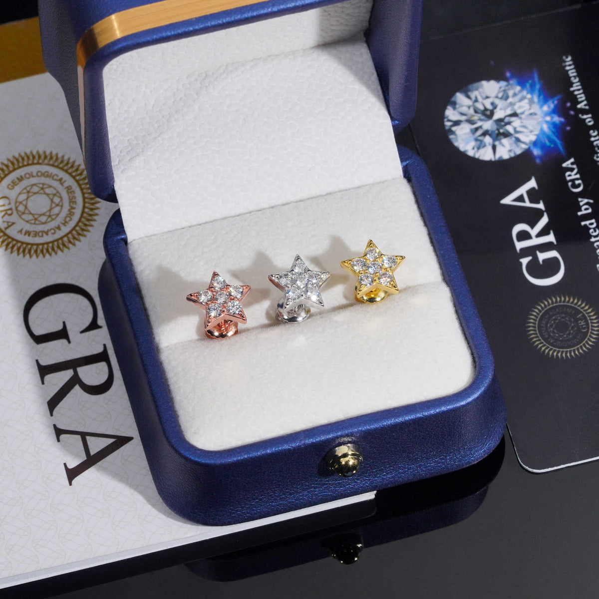 Pavé Star Stud Earrings