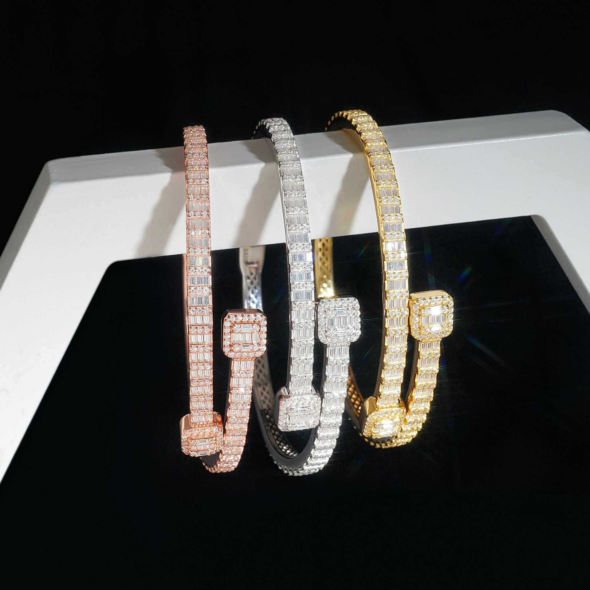 Baguette Bangle Cuff
