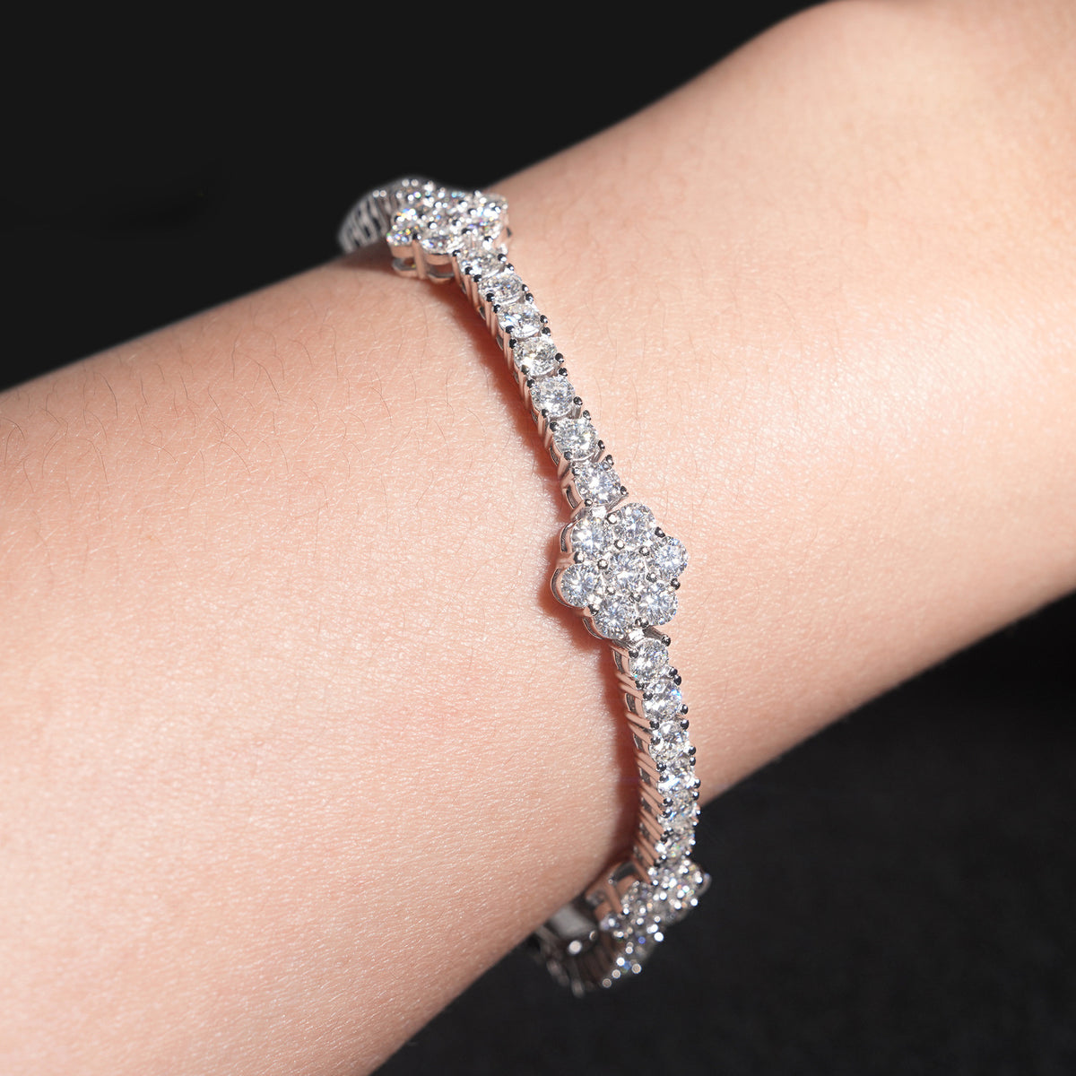 Clover Tennis Bracelet