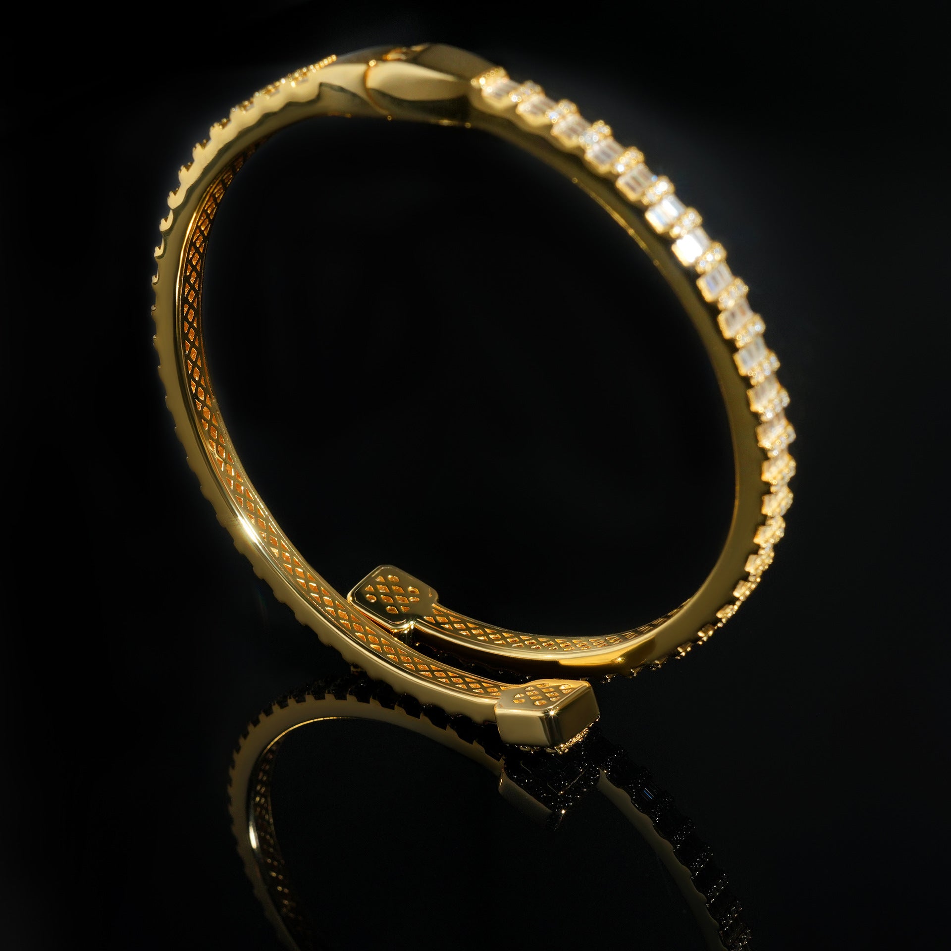 Baguette Bangle Cuff